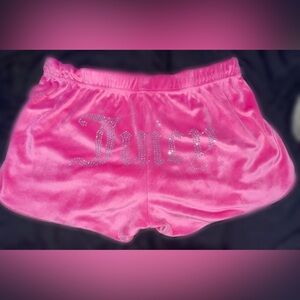 Pink Juicy Couture shorts, Size L, Comfy